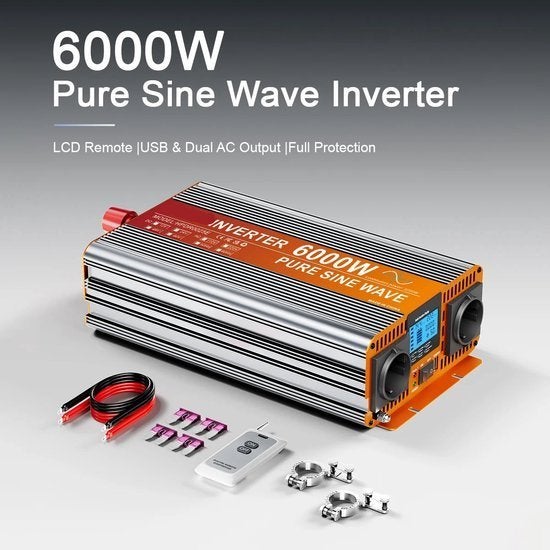 Vermogensomvormer 3000W – Stroomomvormer – Inverter, Corvance B.V., Verzenden, Nieuw, Corvancebol@gmail.com