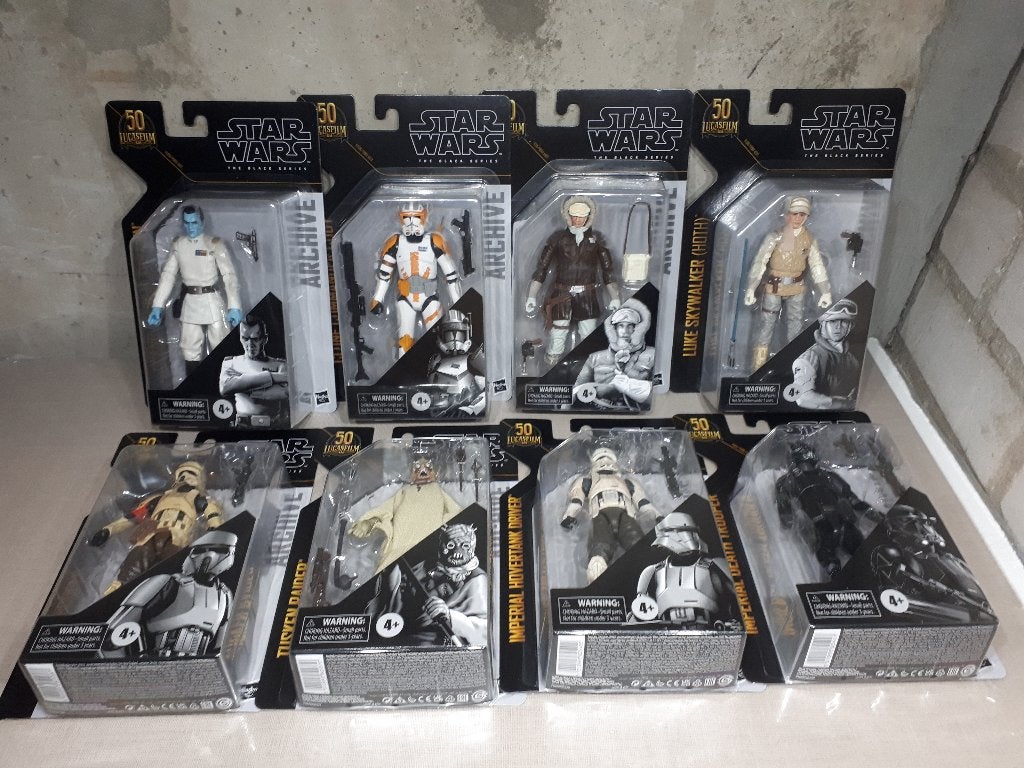 Star Wars Black Series Archive 50th Anniversary 8 Figure Set, Ophalen of Verzenden, Nieuw, Actiefiguurtje