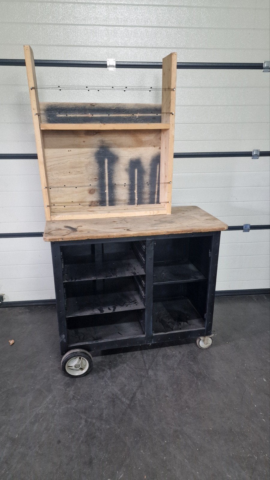 Verrijdbare Werkbank met Opzetstuk, Doe-het-zelf en Verbouw, Ophalen of Verzenden