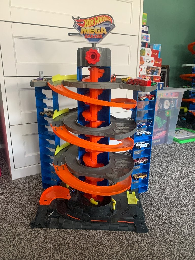 Hot Wheels MEGA GARAGE, Ophalen, Gebruikt, Handmatig, Hot Wheels