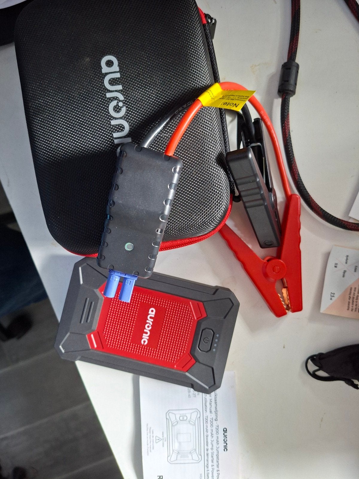 Auronic 7200 mAh Jumpstarter & Powerbank, Auto diversen, Jumpstarters, Ophalen of Verzenden, Zo goed als nieuw
