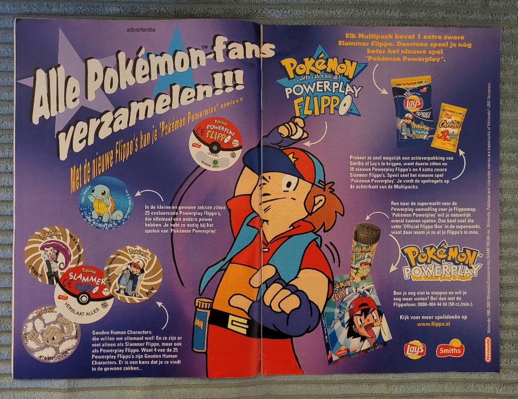 Pokémon powerplay Flippo advertentie, verzamel item, Ophalen of Verzenden, Nieuw, Overige typen