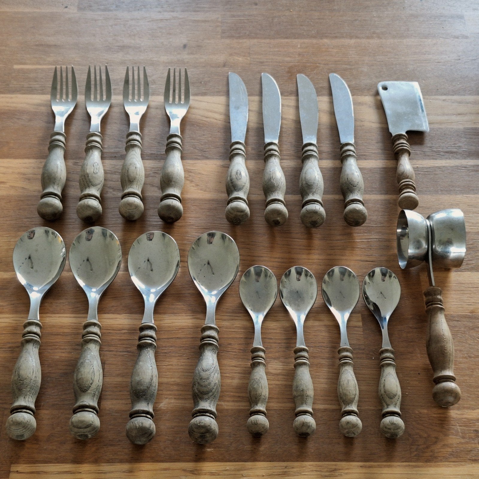 Vintage bestek van WMF model Burgund, Ophalen of Verzenden, Hout