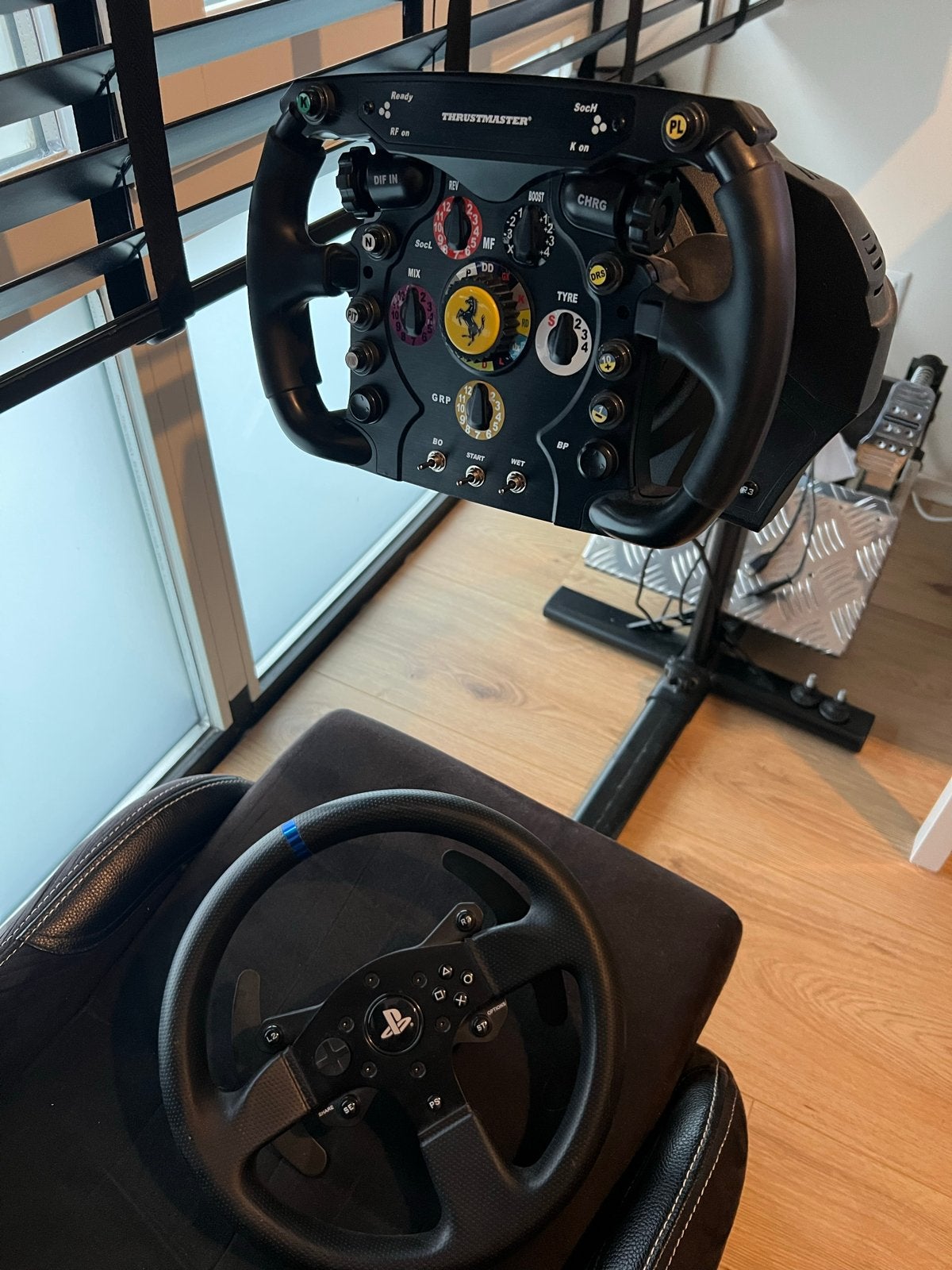 Thrustmaster T300RS GT + Ferrari F1 + Playseat + ІЗРА Pro 3, Ophalen, Overige merken, Gebruikt