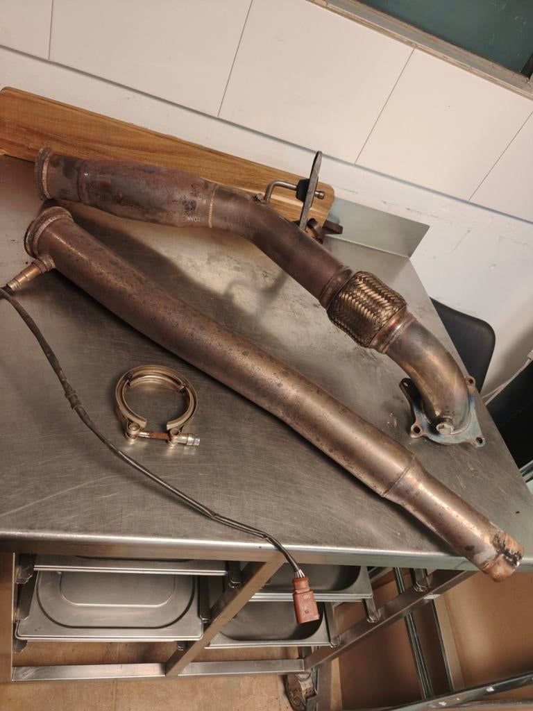 Sport Downpipe 200cels Audi A3 2.0 TFSI, Ophalen, Gebruikt, Audi