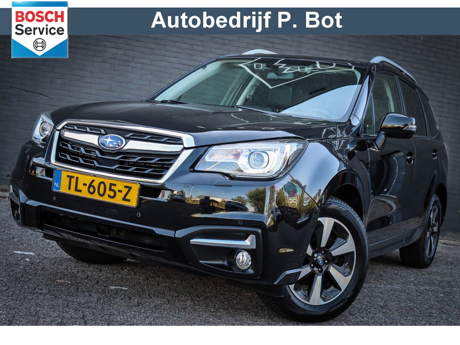 Subaru Forester 2.0 Premium Panoramadak/Leder (bj 2018), Auto's, Subaru, Automaat, 15 km/l, 4 cilinders, Zwart