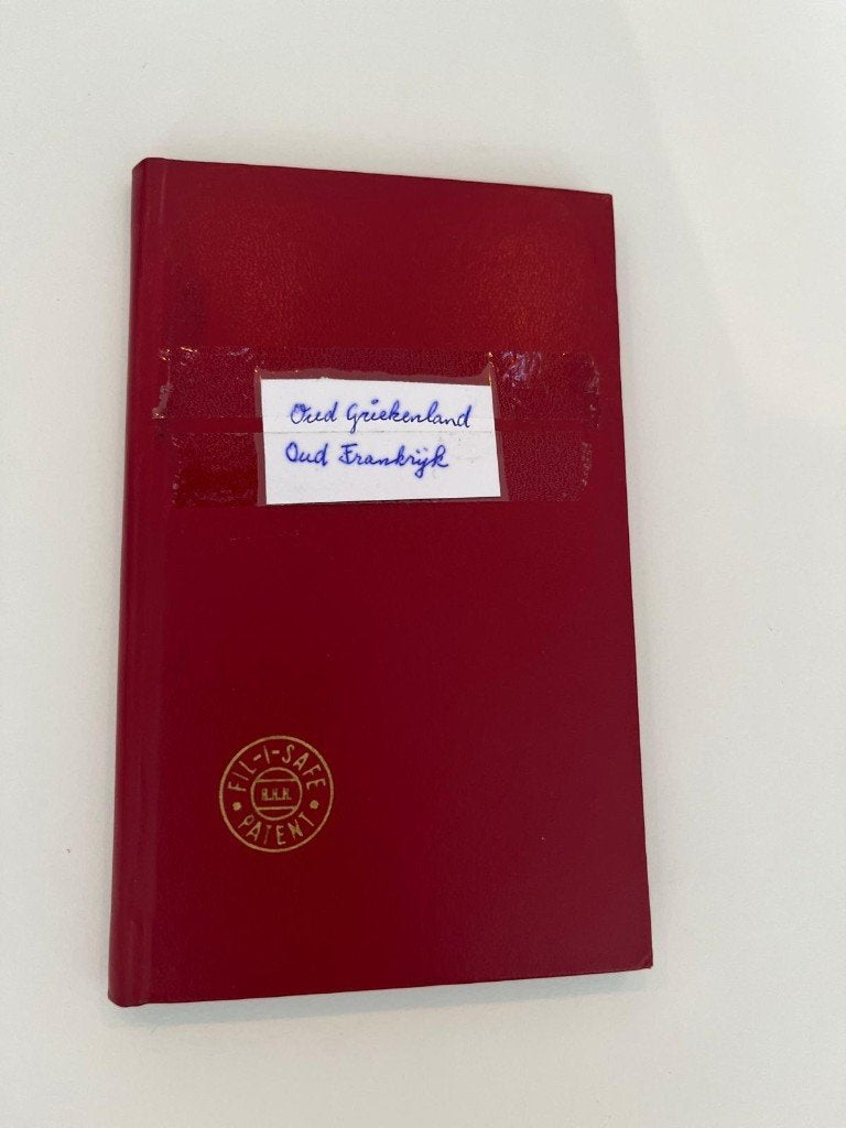 Klein Postzegelalbum Klassiek Frankrijk en Griekenland, Ophalen of Verzenden, Buitenland