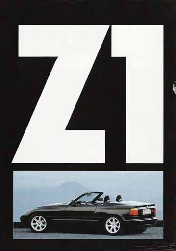 BMW Z1 cabriolet folder, Ophalen of Verzenden, Zo goed als nieuw, BMW