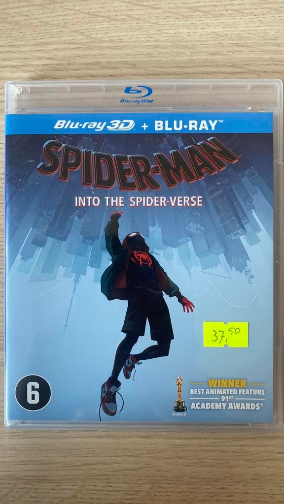 Spider-man blu ray NL versie into the spider verse 3D, Cd's en Dvd's, Blu-ray, Ophalen of Verzenden, Zo goed als nieuw, Actie