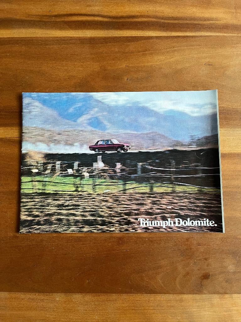 Oude Triumph Dolomite folder, Ophalen of Verzenden, Zo goed als nieuw, Algemeen