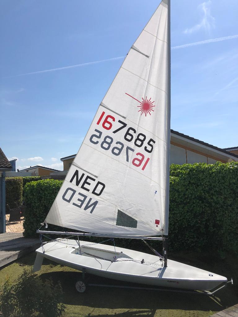 Laser zeilboot, Ophalen, Laser, Gebruikt, Laser