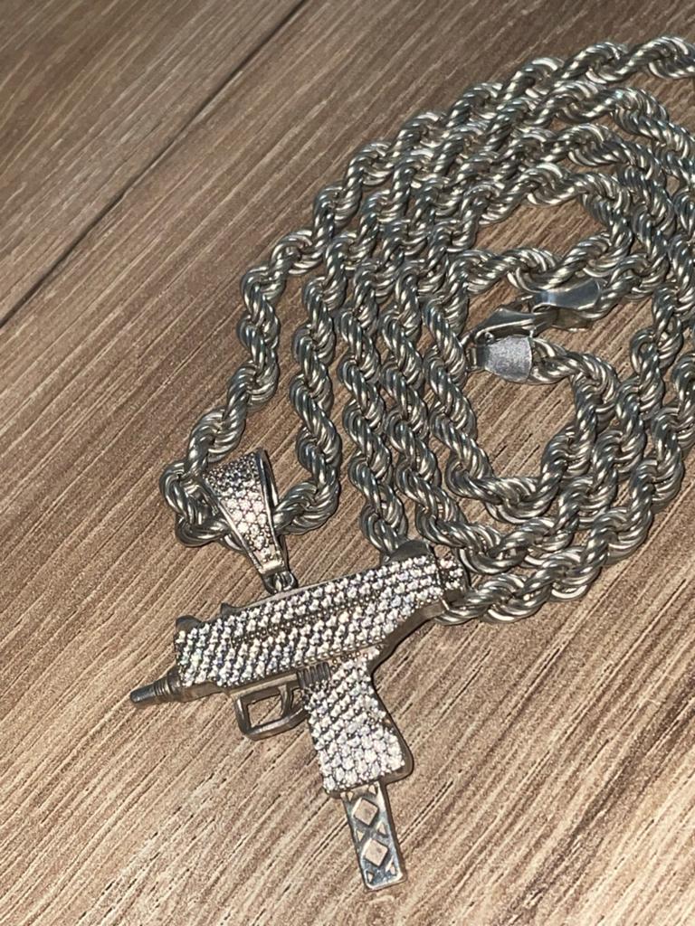925 hanger + ketting 70cm, Overige voorstellingen, Ophalen of Verzenden, Zo goed als nieuw, Zilver