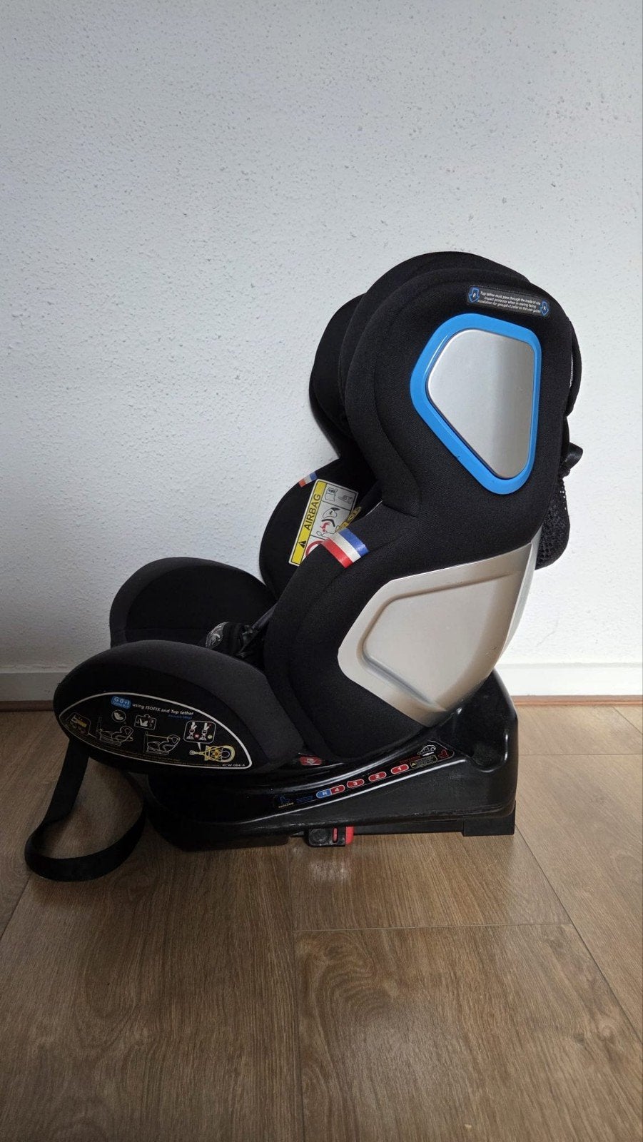 Autostoel 0-36 Kg - 360 graden draai, Gebruikt, 0 t/m 18 kg, Zijbescherming, Isofix