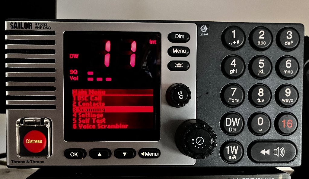 Sailor RT5022 professionele VHF-marifoon – goed werkend, Watersport en Boten, Ophalen, Gebruikt, Communicatie