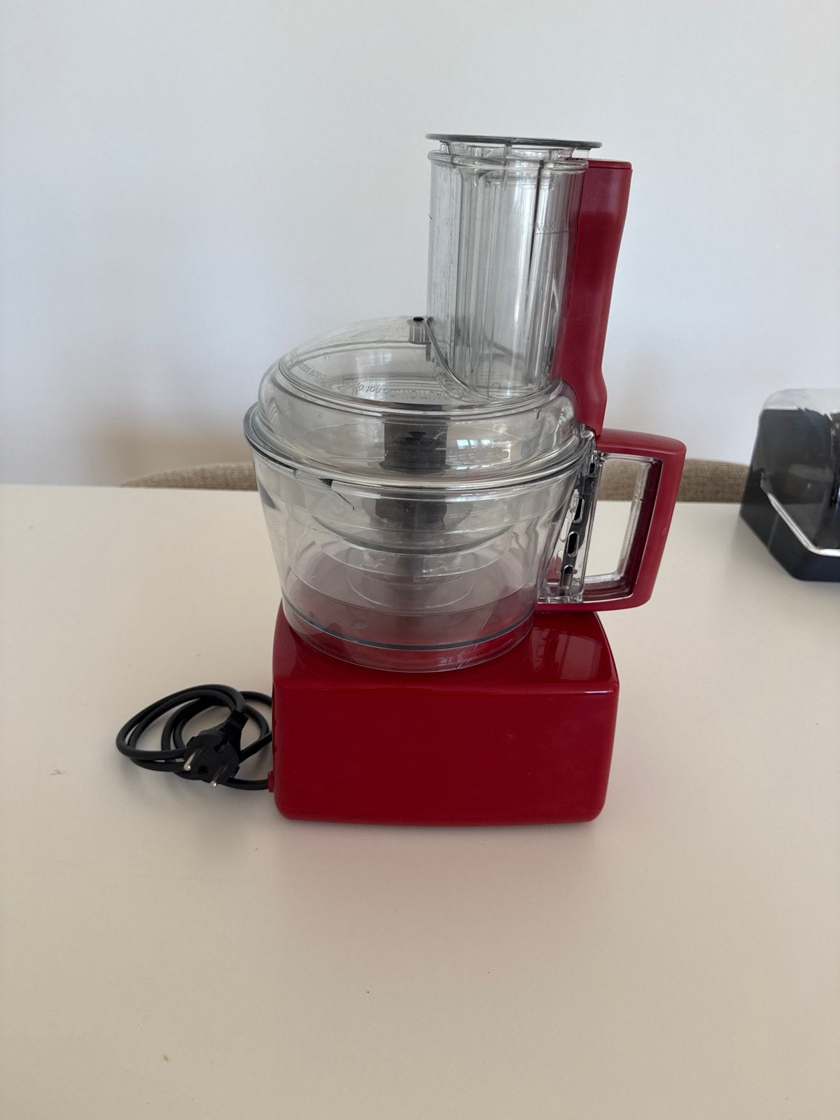 Magimix Compact 3200 XL Rood - Zo goed als nieuw, compleet, 3 snelheden of meer, Ophalen of Verzenden, Zo goed als nieuw, 2 tot 3 liter