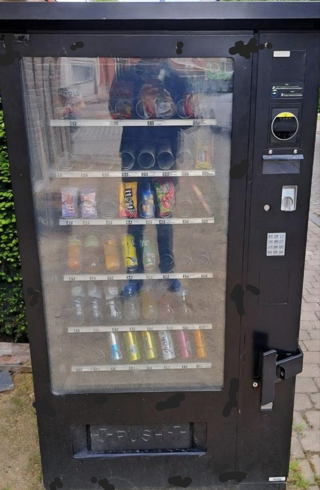 Vendo OUTDOOR combi automaat gekoeld, Ophalen