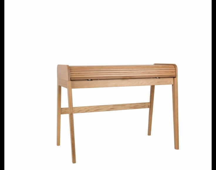 Zuiver Barbier Bureau Hout Naturel, Ophalen, Opbergruimte, Hout, Secretaire