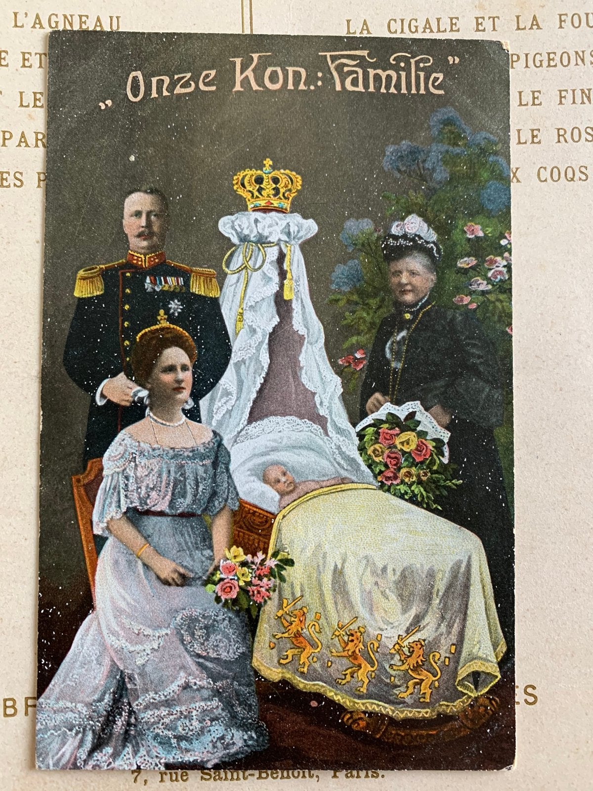 1909 Onze Kon. Familie (HE), Ophalen of Verzenden, Voor 1920, Ongelopen, Sterren en Beroemdheden