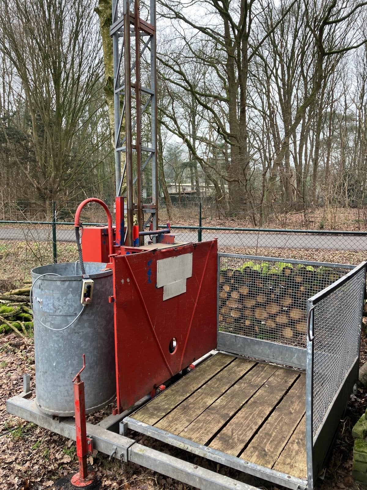 HEK GL 400 bouwlift 400 kg – 380V – 6 meter – compleet, Ophalen, Gebruikt