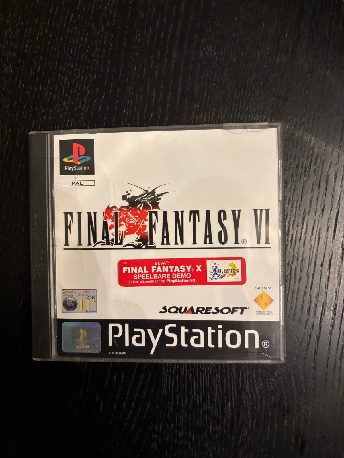 Final Fantasy VI (PS1) met Final Fantasy X demo, Spelcomputers en Games, Gebruikt, 1 speler, Ophalen of Verzenden, Role Playing Game (Rpg)