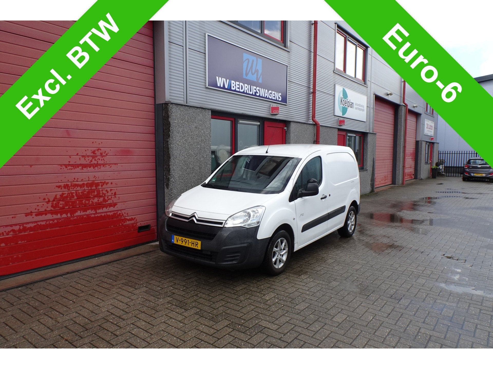 Citroën Berlingo 1.6 BlueHDI 100 Business Economy S&S autom, Gebruikt, 4 cilinders, Wit, Origineel Nederlands