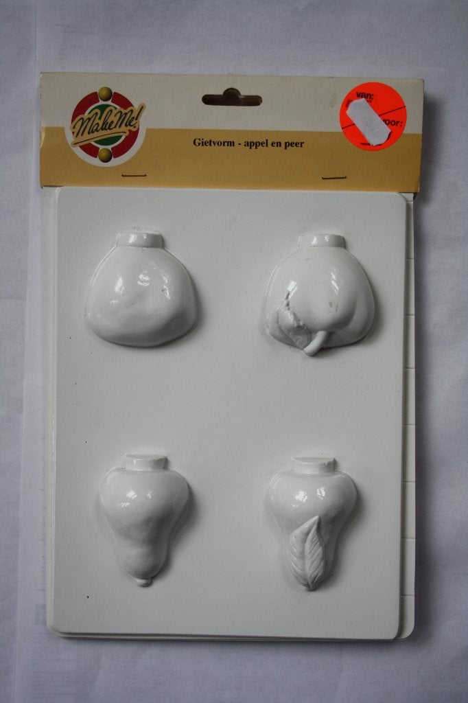 Gietvorm appel en peer, Ophalen of Verzenden, Nieuw, Kunststof, Knutselmateriaal