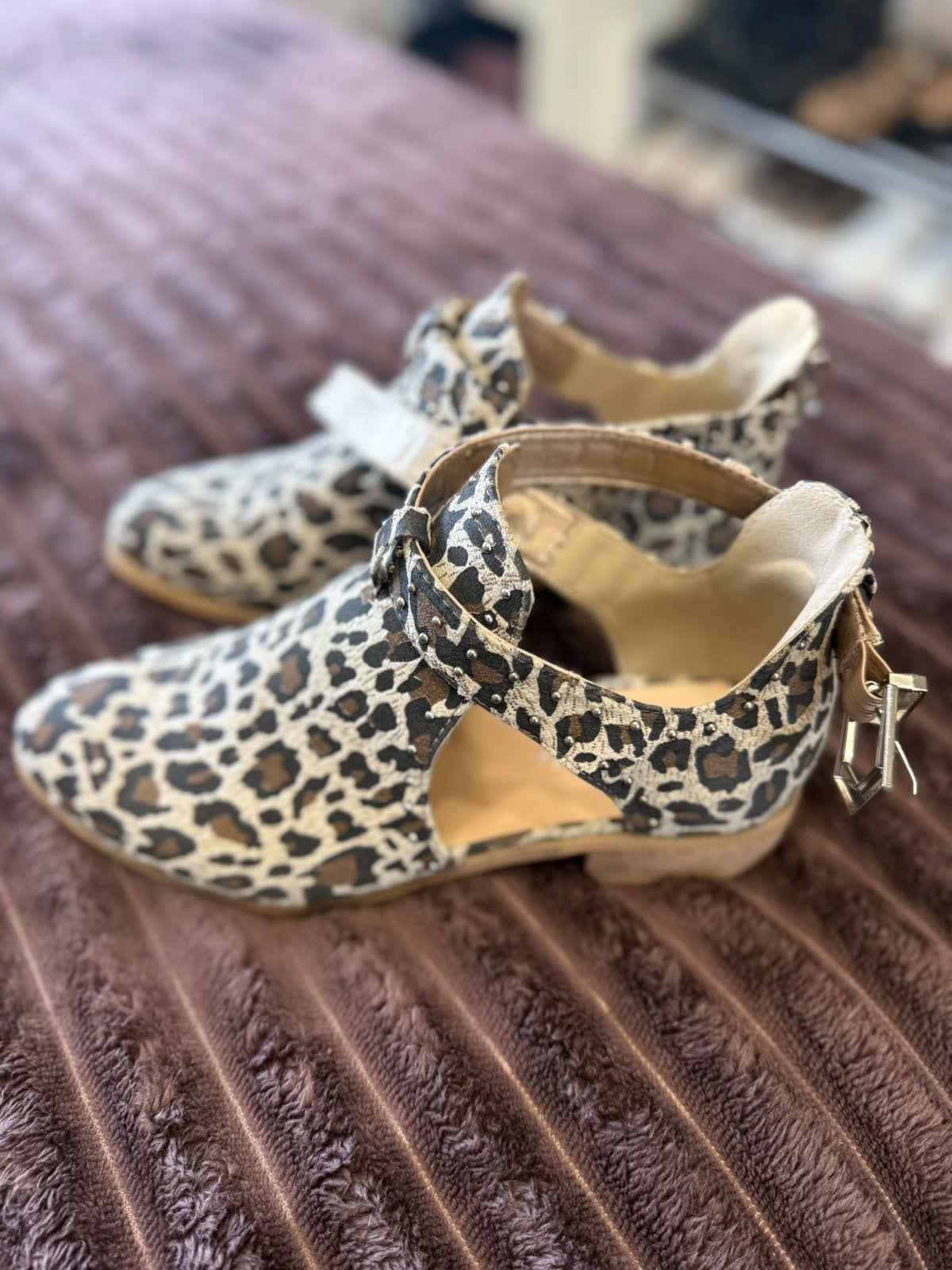 Kayla schoenen met luipaardprint - Maat 38, Ophalen of Verzenden, Gedragen, Overige kleuren, Schoenen met lage hakken