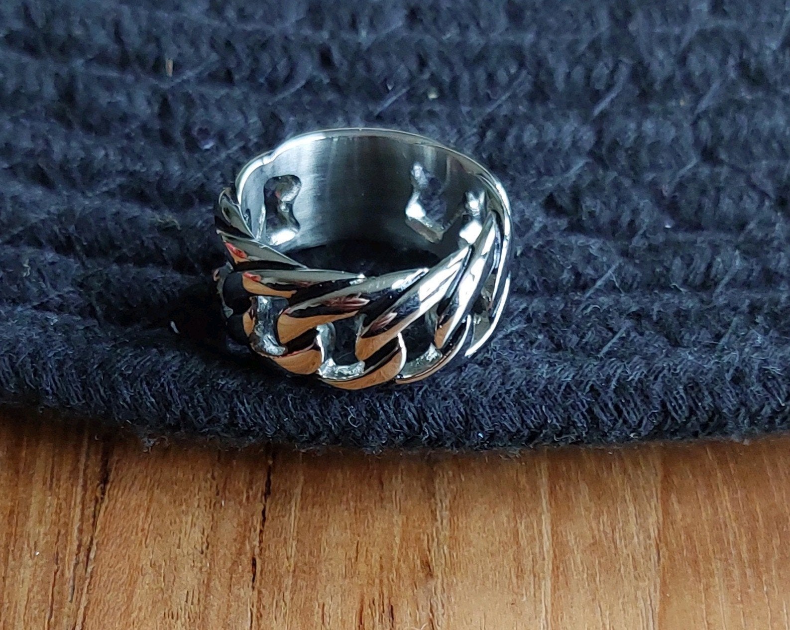 LUCARDI Ring Schakel 19mm🙂, Sieraden, Tassen en Uiterlijk, Ophalen of Verzenden, Nieuw, Overige materialen, Overige merken