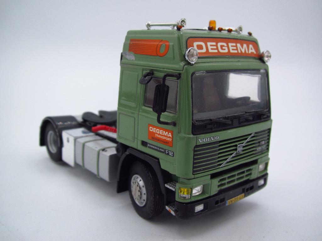 WSI - Volvo F12 miniatuur '' Oegema Dedemsvaart '' 1:50, Hobby en Vrije tijd, Modelauto's | 1:50, Ophalen of Verzenden, Gebruikt