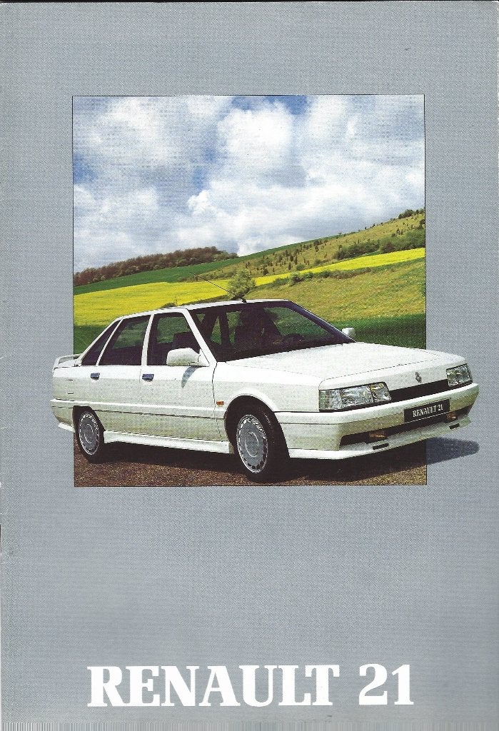 Brochure Renault 21 1988, Ophalen of Verzenden, Gelezen, Renault