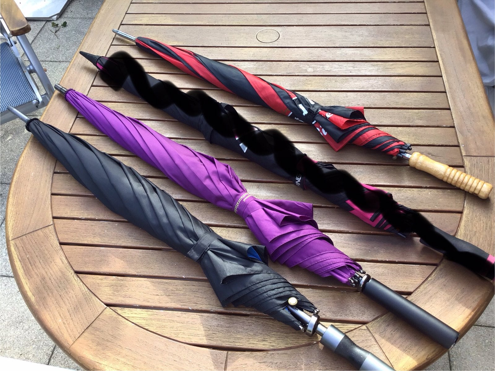 Golfparaplu’s, 3 stuks. Groot.,  BMW etc., Ophalen of Verzenden, Gebruikt, Overige kleuren