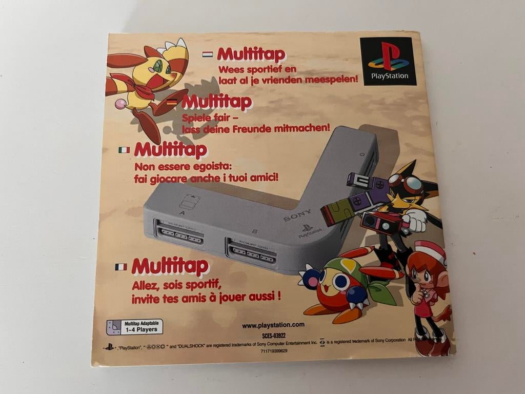 Klonoa Beach Volleyball (PlayStation 1), Spelcomputers en Games, Gebruikt, 1 speler, Eén computer, Ophalen of Verzenden