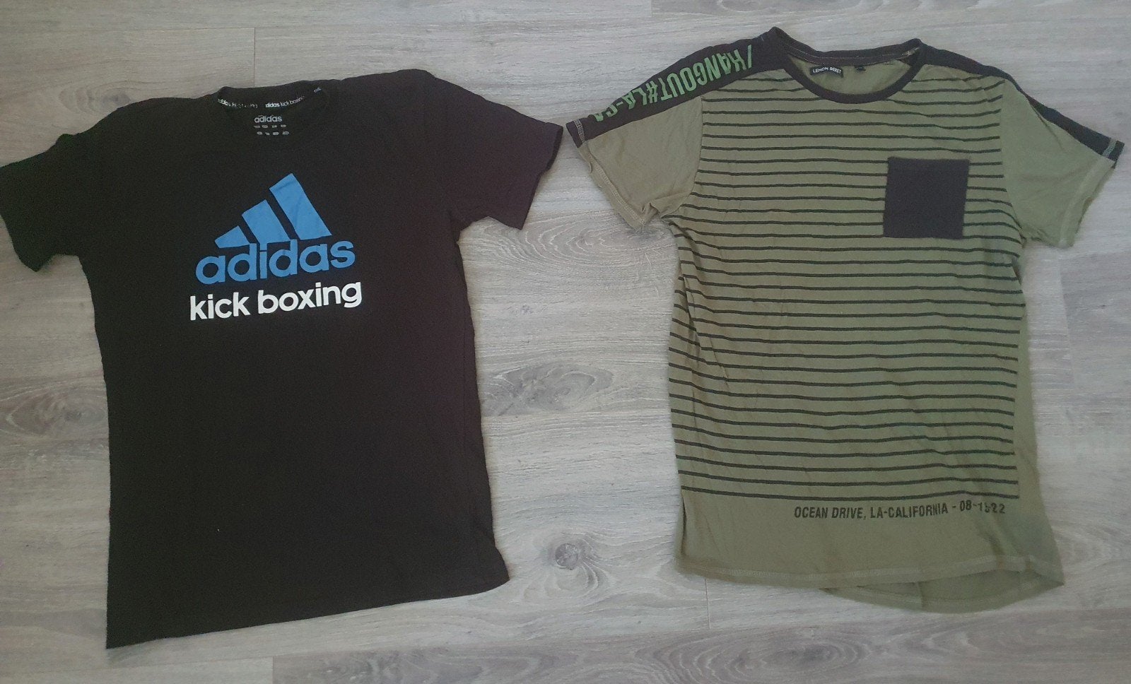T-shirt pakket: Adidas Kickboxing & Lemon Beret 170/176, Ophalen of Verzenden, Zo goed als nieuw, Shirt of Longsleeve, Adidas  lemon beret