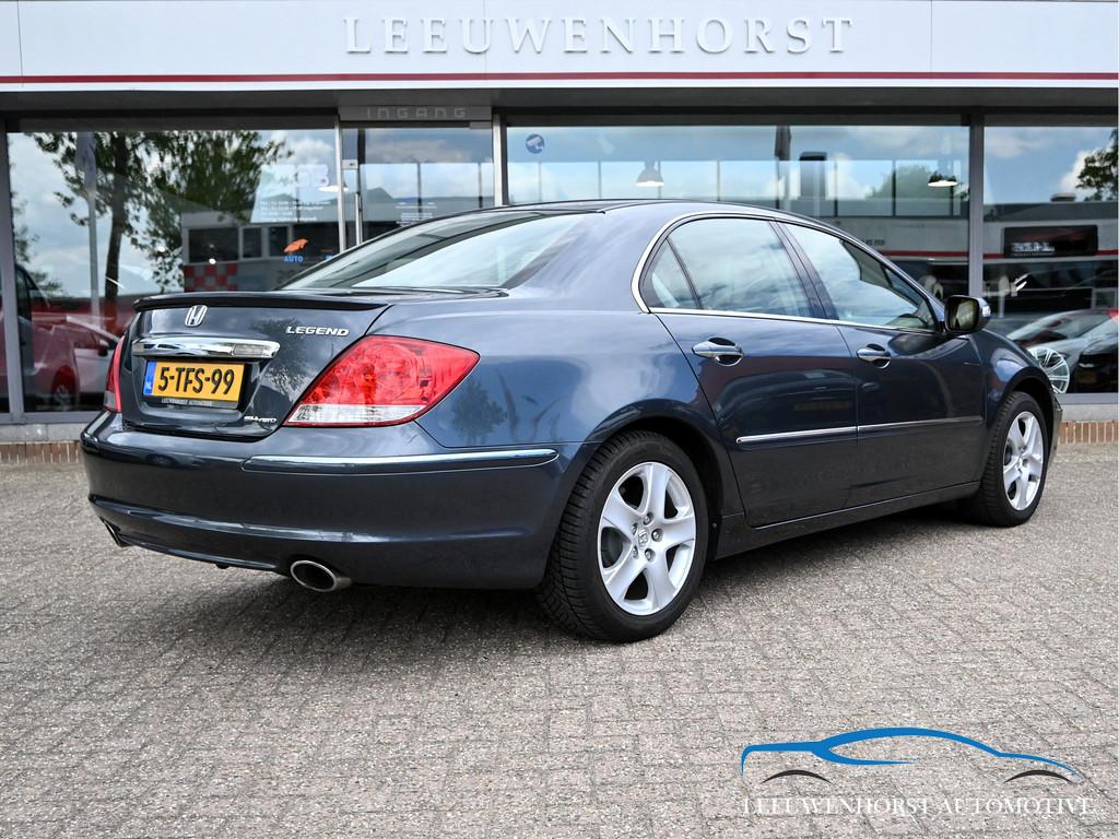 Honda Legend 3.5 V6 automaat, full option, zie omschrijving, Auto's, Honda, Automaat, Gebruikt, 296 pk, Blauw