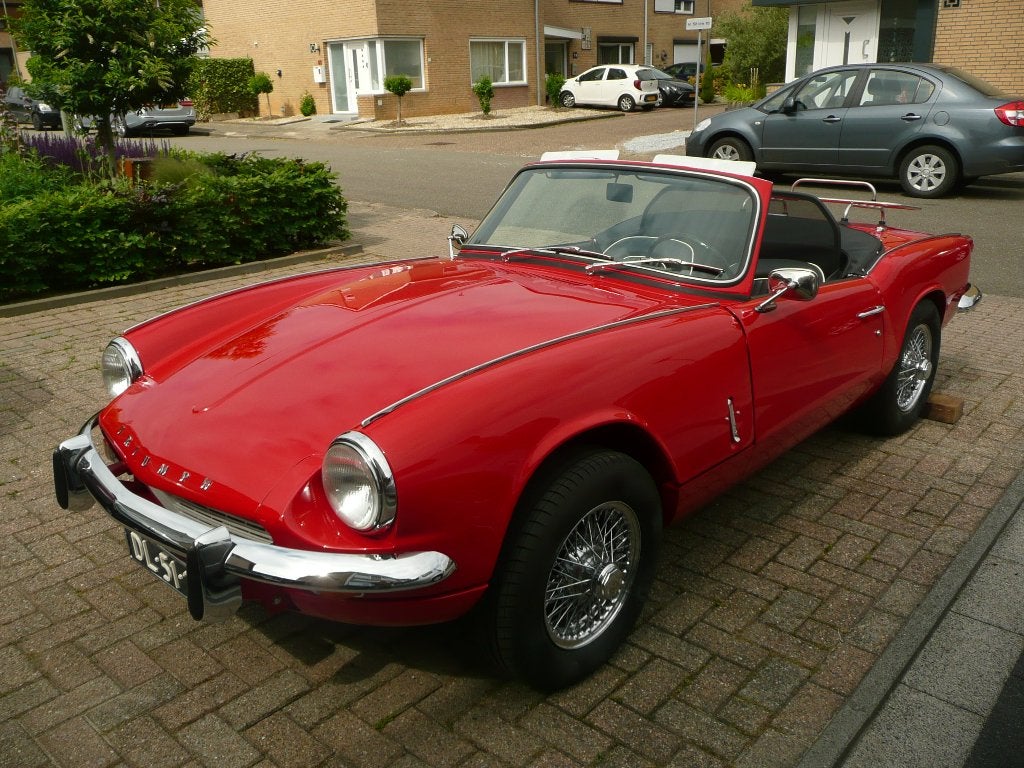Triumph Spitfire 1.3 MK III 1968 Rood, Auto's, Triumph, Achterwielaandrijving, Zwart, 4 cilinders, Handgeschakeld