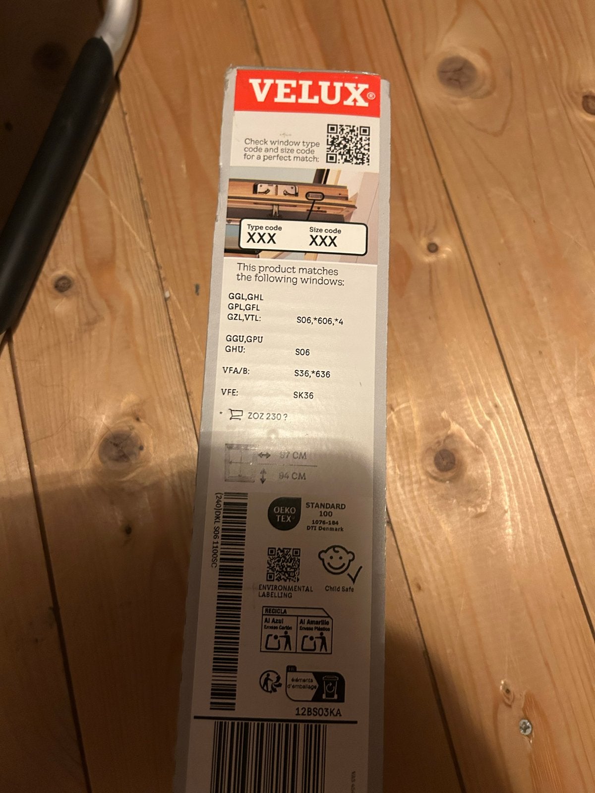 Velux verduisteringsgordijn - Nieuw in doos, 100 tot 150 cm, Nieuw, 50 tot 100 cm, Verzenden