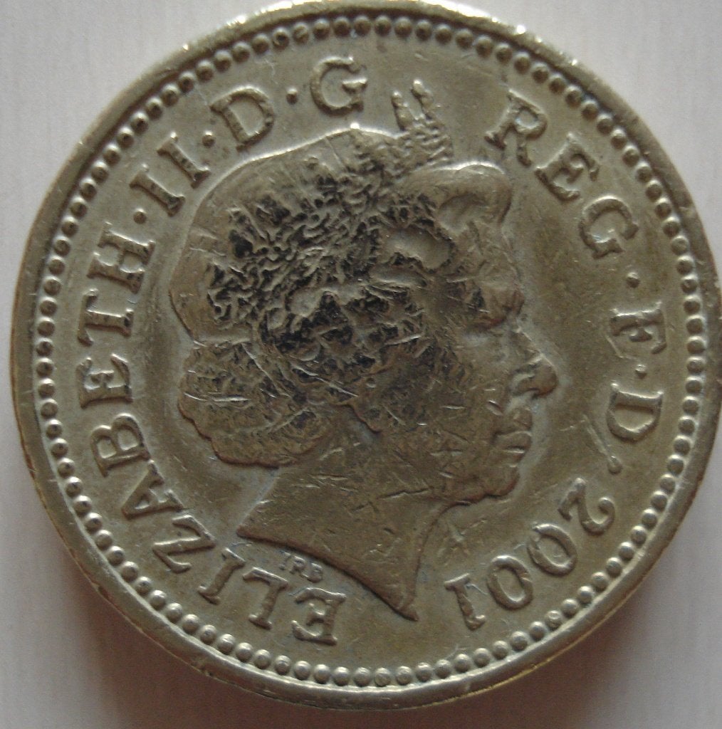 One Pound, Postzegels en Munten, Ophalen of Verzenden, Overige landen, Losse munt