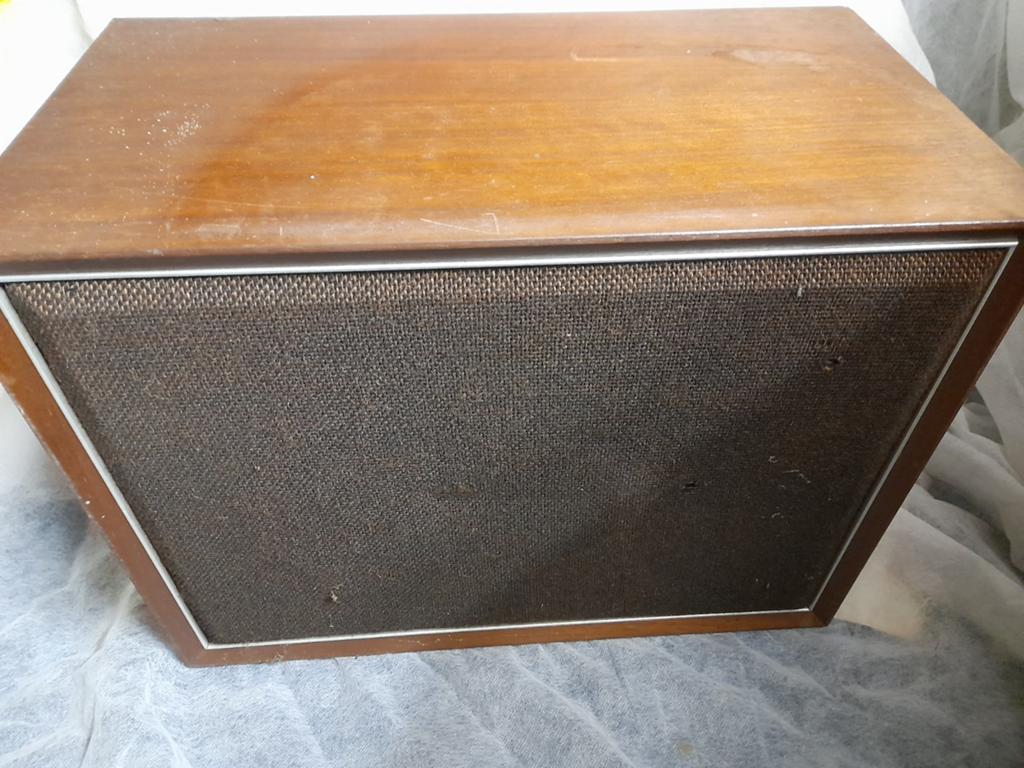 2x Vintage Philips luidsprekers, Ophalen of Verzenden, Minder dan 60 watt, Front, Rear of Stereo speakers, Philips