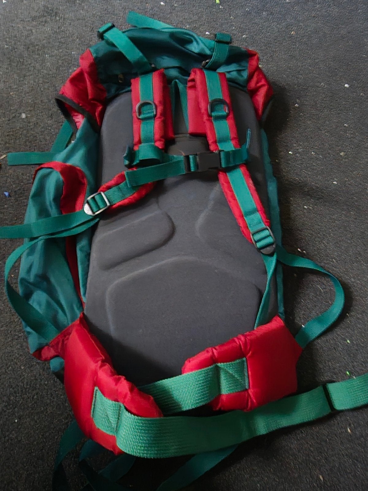Spider SP Trail Rugzak - Groen/Rood, Sieraden, Tassen en Uiterlijk, Tassen | Rugtassen, Ophalen, Gebruikt, Overige merken