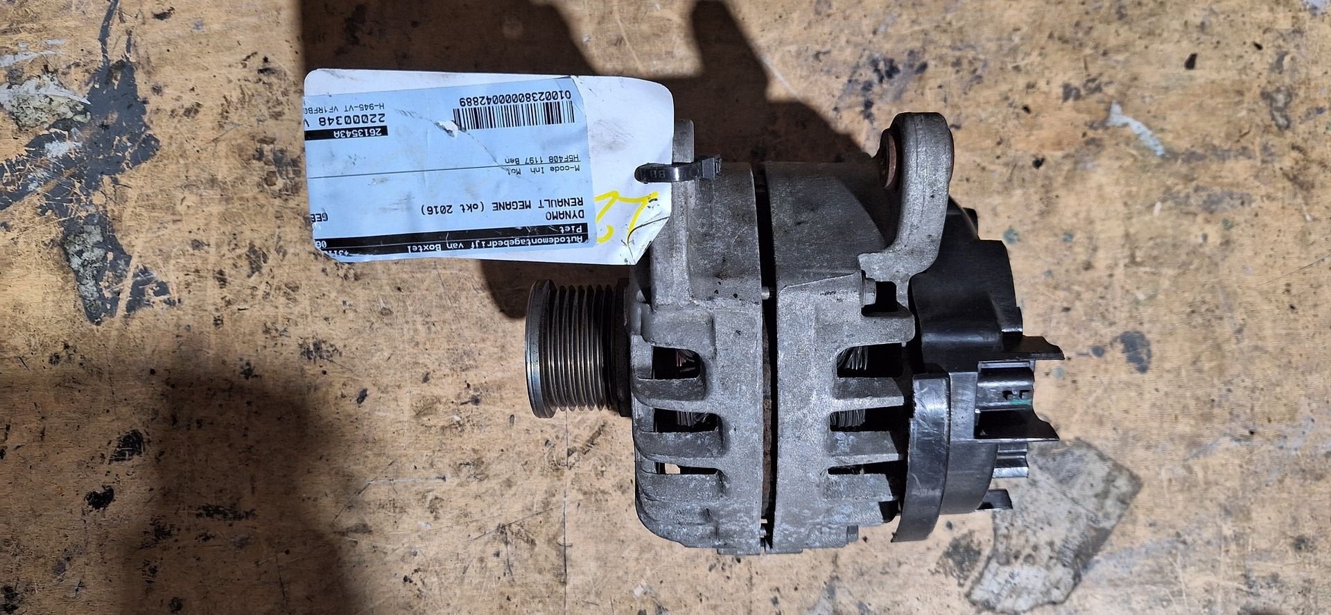 Valeo Dynamo Renault Megane IV Kadjar Captur 1.2 TCe 2200034, Auto-onderdelen, Gebruikt, -, Renault, -