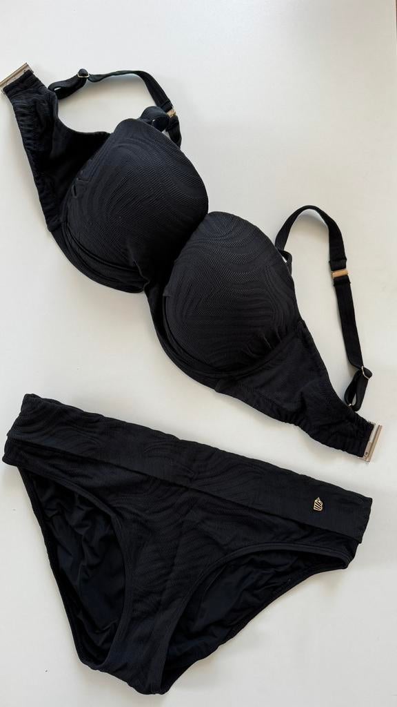 Zwarte bikini met reliëf Beachlife, Ophalen of Verzenden, Nieuw, Zwart, Bikini