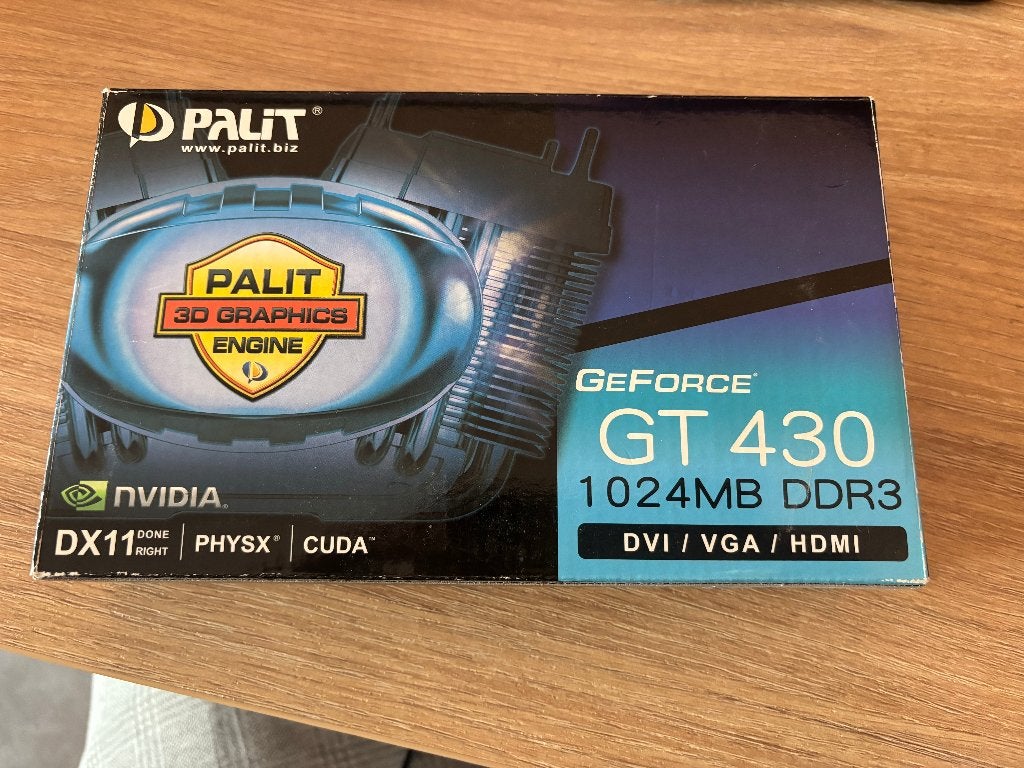 Palit GeForce GT 430 1GB DDR3 HDMI DVI VGA Videokaart, Computers en Software, Videokaarten, Gebruikt, PCI-Express 2, GDDR3, HDMI