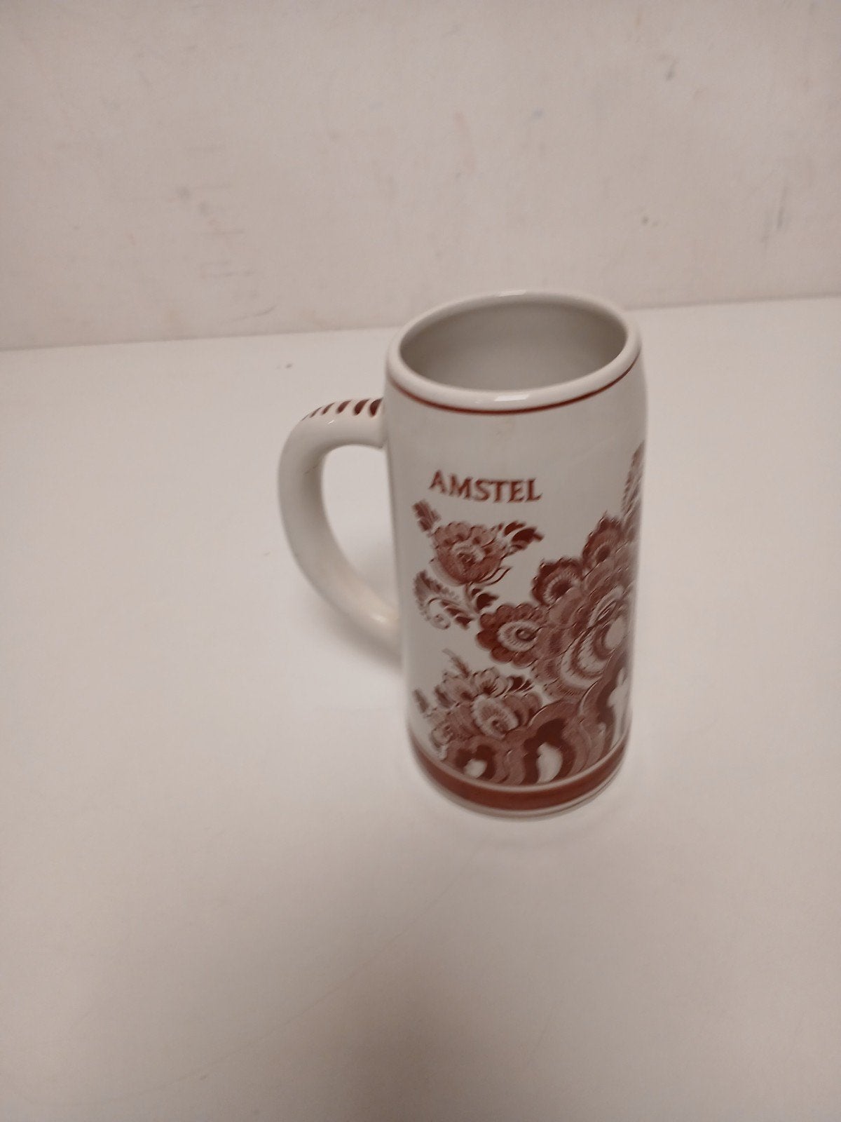amstel bier red delft bierpul, Ophalen of Verzenden, Zo goed als nieuw, Glas of Glazen, Amstel