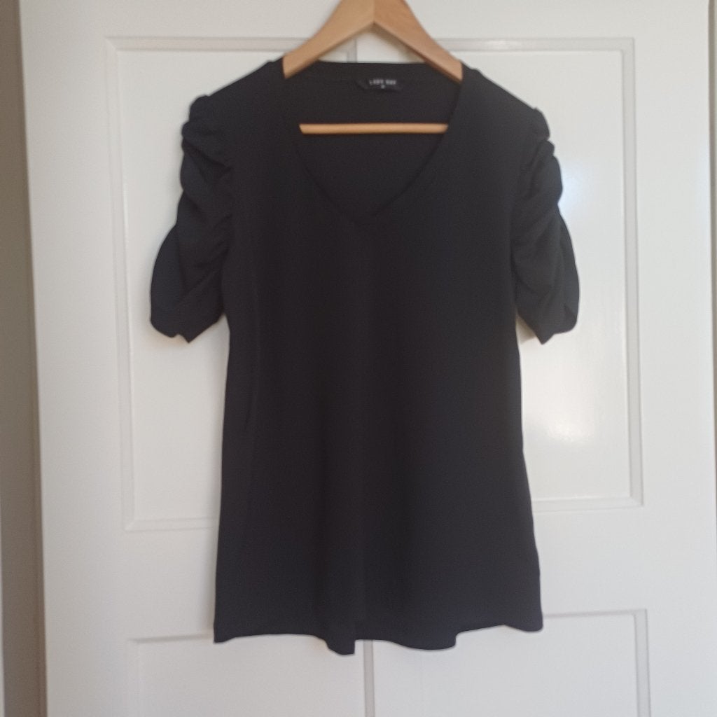 Lady Day shirt, maat M, Zwart, Ophalen of Verzenden, Zo goed als nieuw, Korte mouw