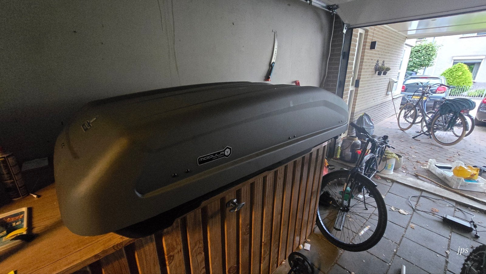 Complete vakantieset: Thule WingBar Edge Black + Modula Evo, Auto diversen, Ophalen, Zo goed als nieuw