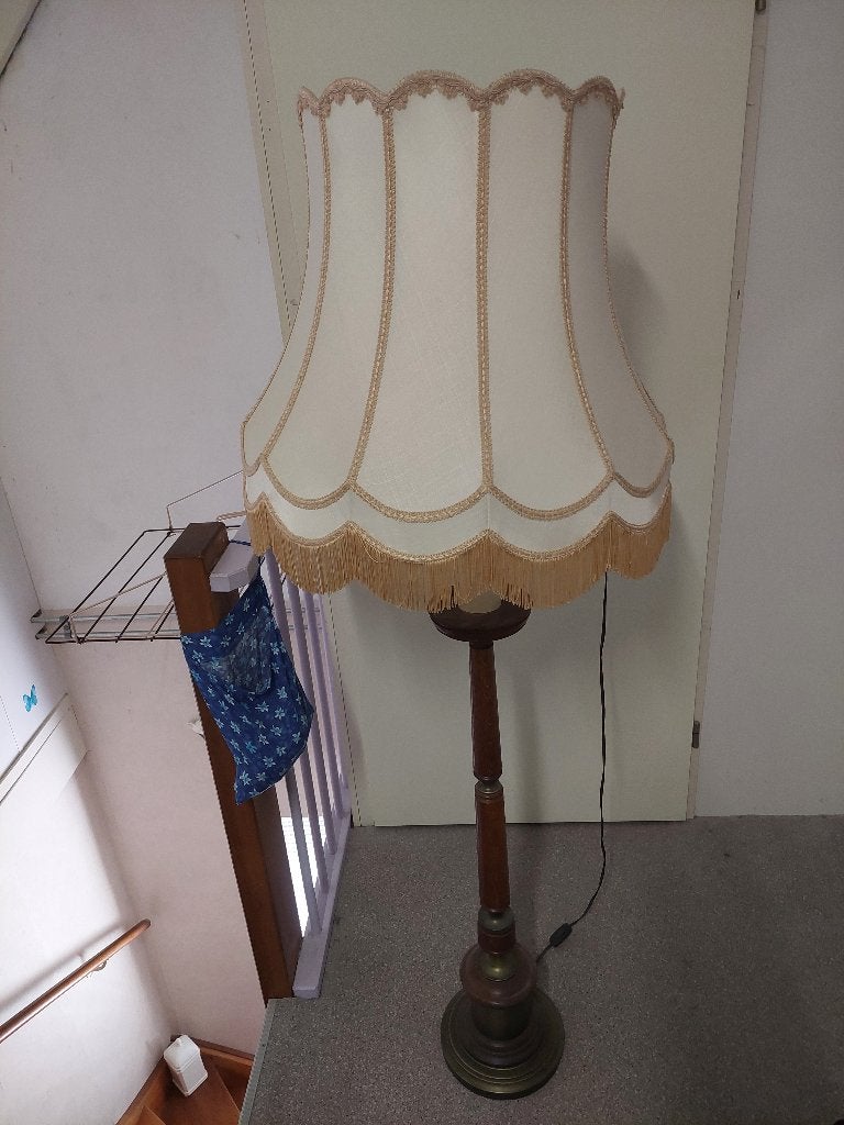 Brocante staande lamp, Ophalen
