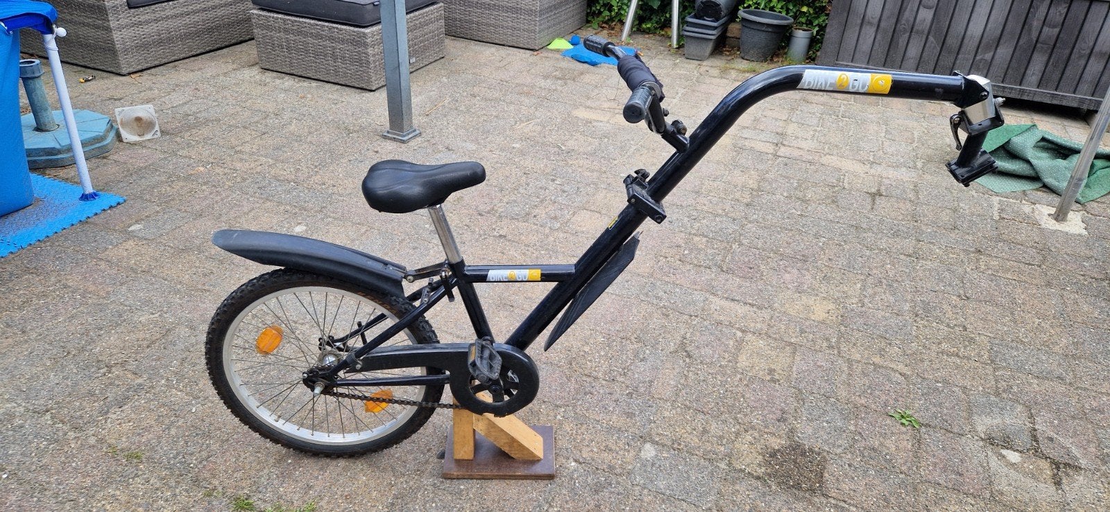 aanhangfiets fietsaanhanger volgfiets Bike2Go, Ophalen, Gebruikt, Opvouwbaar, Bike2Go