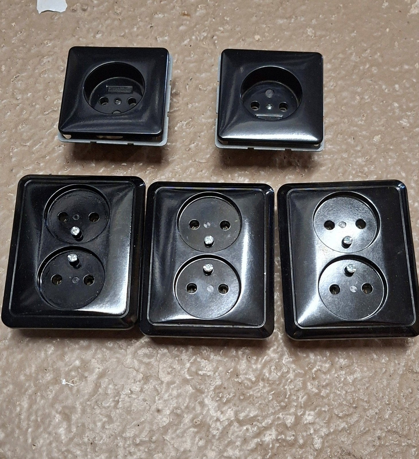Jung CD500 zwart schakelmateriaal, Jung, Ophalen of Verzenden, Zo goed als nieuw, Stopcontact