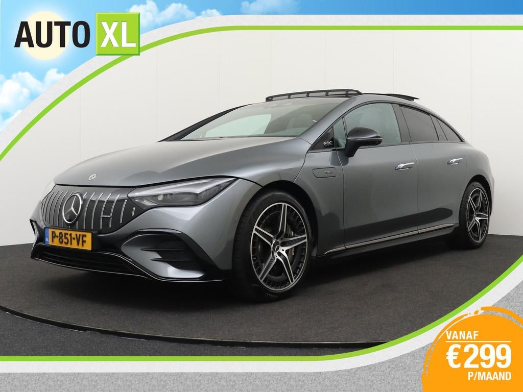 Mercedes-Benz EQE AMG 43 4MATIC 91kWh Pano-dak Hyper-Scherm, Automaat, Gebruikt, 124 €/maand, Origineel Nederlands
