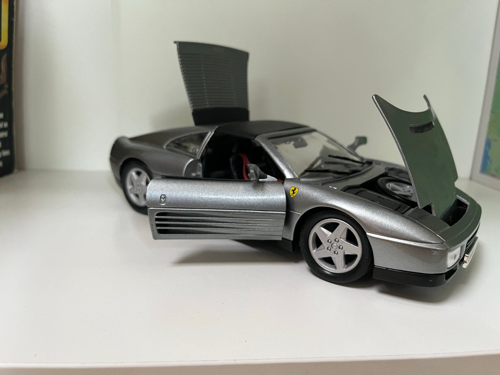 Bburago Ferrari 348 ts schaal 1:18 modelauto, Ophalen of Verzenden, Zo goed als nieuw, Auto, Bburago
